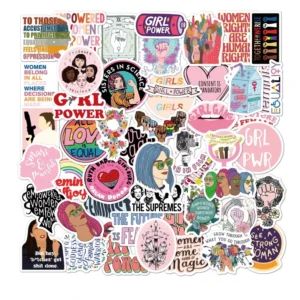 50PCS Women’s Rights Feminist Stickers