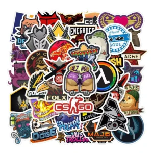 50Pcs CSGO Shooting Game Graffiti Sticker for Boy Laptop Luggage Skateboard Car Motorcycle Vinyl Stickers