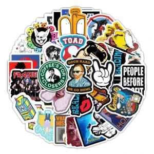 50Pcs Meme Graffiti Decal Stickers
