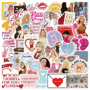 50Pcs Pop Music Graffiti Stickers for Fans Phone and Wall Decor