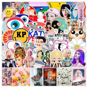 50Pcs Pop Music Graffiti Stickers for Fans Phone and Wall Decor
