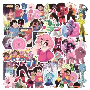 50Pcs Steven Universe Cute Cartoon Decor Sticker for Boy Girl Children Notebook Diary Skateboard Phone Vinyl Stickers