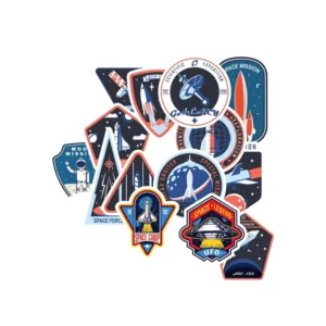 50pcs Cartoon Festival Decorative PVC Vinyl Stickers, Eco-Friendly Waterproof, Custom Color and Shape