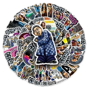 50pcs Kawaii Waterproof PVC Custom Stickers for Home Decoration and Christmas