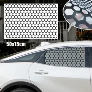 50x75cm 25x50cm Honeycomb Hollow Waterproof Self-Adhesive Car Window Sticker