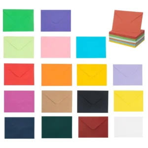 5×7 Inch Self-Adhesive Christmas Paper Wedding Invitation Envelopes with Custom Logo