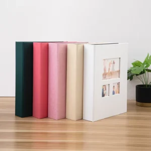 6 Inch 400-Sheet Spiral-Bound Photo Album with PP Design Paper Cover