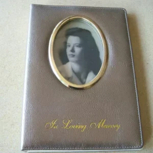 6-Ring Binder with Perfect Binding, Hardcover, Eco-Friendly Offset-Printed Paper, and Gold Stamping Memory Album