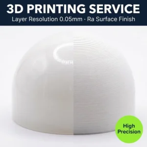 6 in 1 3D Printing Services SLA SLS SLM FDM MJF DLP Precision 0.05 0.1mm From Visual Model to Functional Metal Parts