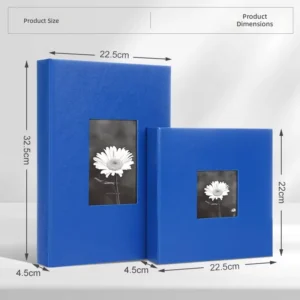 6-inch Polyurethane Photo Album Perfect Binding 200/300 Pockets Large-Capacity DIY 4×6 Photo Album Memory Book
