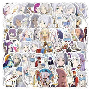 60-Piece Japanese Anime Girl Graffiti Stickers for Bottle and Laptop