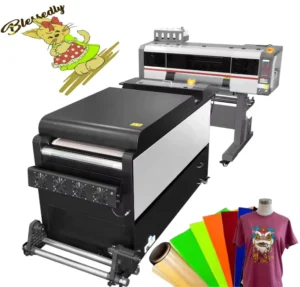 60CM UV DTF Gold Stamping Printer with Print Head Automatic T-Shirt PET Film Heat Transfer Machine Oven