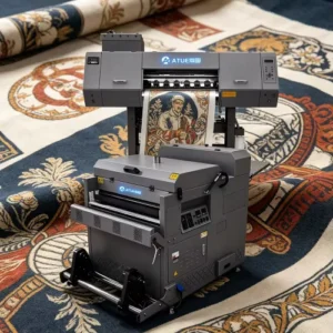 60cm Large-Format DTF Printer with 2-Head XP600 Pigment Ink for A3/A1 Home Use