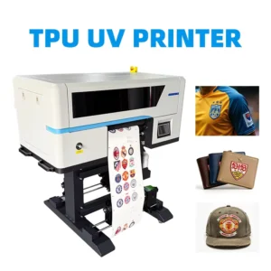 60cm UV DTF Printer With Laminator A3 Digital Inkjet 3D UV DTF Film Sticker Printer With Varnish for Glass Bottles