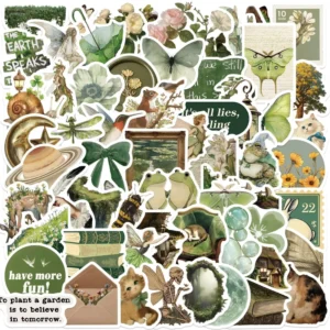 64-Piece Cartoon Wizard Graffiti Stickers Decorative Guitar Notebook Suitcase DIY Waterproof Stickers