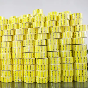 65 x 102 mm, 70 x 70 mm, and 50 x 30 mm Pink Oil-Proof, Waterproof Thermal Paper Shipping Labels