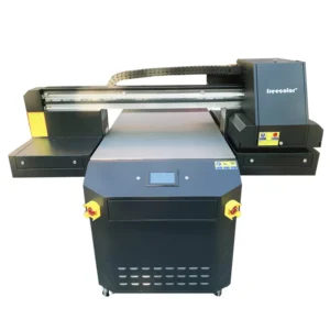 70 x 100 cm UV Flatbed Printer with White and Varnish for Glass Wood Metal PVC and Leather