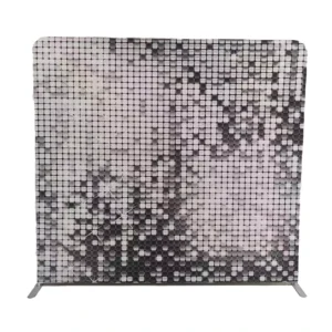 8*8ft Double-Sided Aluminum Alloy Instant Print Wi-Fi Enabled Photo Booth Backdrop Banner 1-10 People Capacity Booths