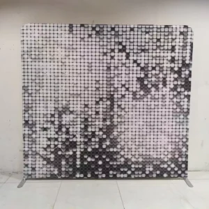 8*8ft Pillowcase Backdrop Double Sided Backdrop Banner Event Booth Banner Photo Booth Backdrop Only