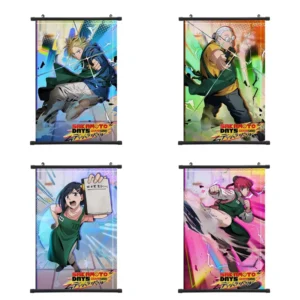 8 Design 60*90cm Sakamoto Days Big Posters for Wall Anime Character HD Printing Hanging Picture Room Decorative Poster