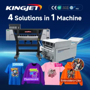 8-Head DTF Printer I3200 24-Inch 60 cm T-Shirt Printing Machine Roll-to-Roll Printer for Clothes Transfer
