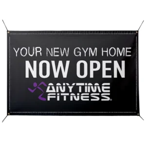 8 x 4 Ft Custom Mesh Wall Banner with Rope Hanging and Vinyl
