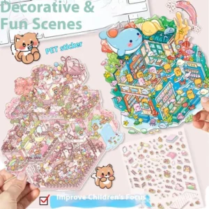 8.0 3D DIY Scene Stickers for Children