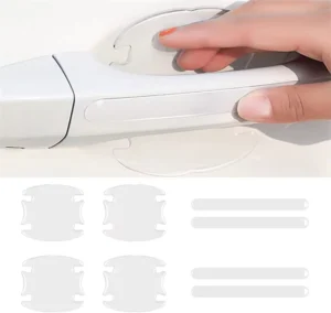 8pcs Logo 3D Car Sports Decal Door Handle Cup Protector PVC Sticker