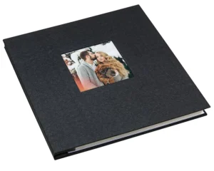 9-Color Linen Hardcover Self-Adhesive 27*28cm Photo Album for 4*6 and 5*7 Inch Photos