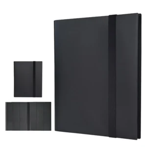 9 Pocket Trading Card Binder 360 Card Capacity PP Cover with Elastic Closure TCG Card Album Factory