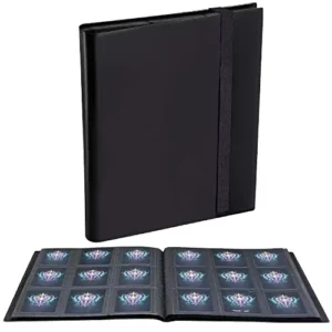 9-Pocket Trading Card Binder, PP Hardcover, Multi-Color, 90x70mm, Photo Storage