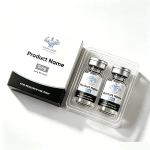 99.3% Glutathione Peptide Lyophilized Powder Vial Box and Peptide Medicine Bottle Packaging Boxes and Labels