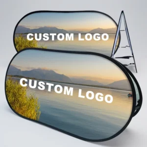 A-Frame Fabric Banner Stand, Popup Advertising Sign