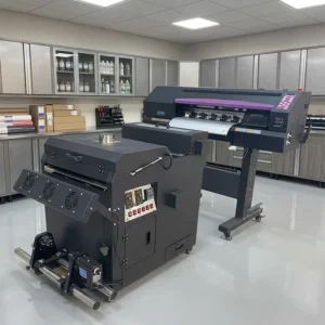 A1 60cm All-in-One DTF Printer Direct to Film PET Transfer Printer with Shaker and Oven for T-Shirt Printing