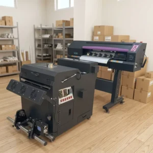 A1 60cm DTF Printer Commercial Direct to Film PET Transfer Machine with Shaker Oven for T Shirt Film Transfer