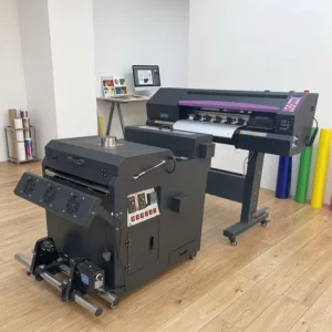 A1 60cm DTF Printer Direct to Film Transfer Machine with Dual Print Head and Shaker for T-Shirt Film Printing