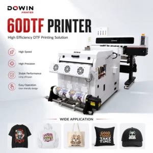 A1 DTF Transfer Printer with Dual Head for Print-on-Demand T-Shirts and Custom Apparel Production