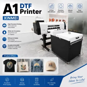 A1 Garment Printing Machine Direct-to-Film Printer for Custom T-Shirt and Textile Apparel Production 24-Inch DTF Printer