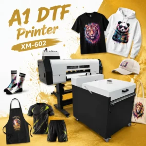 A1 Large-Format Industrial DTF Printer i3200 Dual-Head Direct-to-Film Transfer Printer for Garment Custom Printing