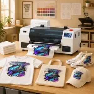 A3 13-Inch DTF Printer with I3200 Printhead for T-Shirt and Textile Transfers