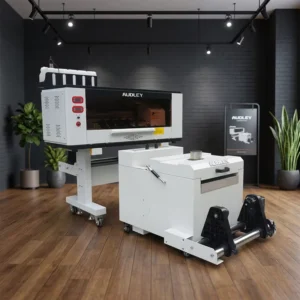 A3 30cm DTF PET Printer with Dual XP600 I3200 Printhead, Transfer Film Powder Shaking Machine and Dryer