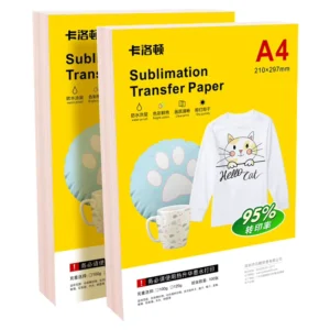 A3 A4 100gsm 125gsm Inkjet Sublimation Heat Transfer Paper with Pink Back