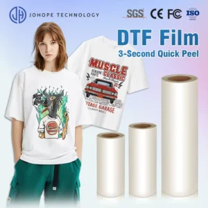 A3 A4 DTF PET Film Roll 60cm 30cm Hot Peel for Garment Textile Heat Transfer Printing