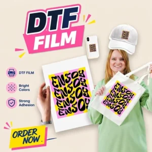 A3/A4 High Temperature Heat Transfer PET Film Roll 60cm 30cm for Clothing & DTF Printer Printing