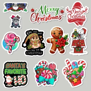 A3 Christmas Cup Scene Planner Sticker
