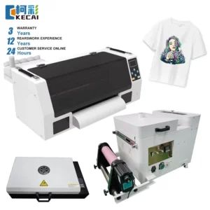 A3 DTF Inkjet Printer Set with XP600 Printhead, Heat Transfer T-Shirt Printing Machine and Powder Shaker