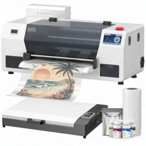 A3 DTF Printer I3200 T-Shirt Printing Machine, 33cm, Full Kit, 8 Color 4 White Ink Circulation, Anti-Clog