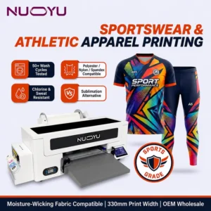 A3 DTF Printer XP600 Pigment Ink Sportswear Polyester Jersey OEM Sublimation Alternative Heat Transfer Machine