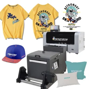 A3 Roll-to-Roll DTF Printer with I3200 and XP600 Heads, 30 cm Powder Shaker