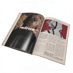A4 A5 Catalog Brochure Full Color Perfect Binding Coated Paper Film Lamination Book Magazine Printing